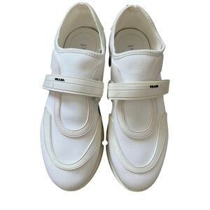 Prada White Cloudbust Sneakers, Size: 37